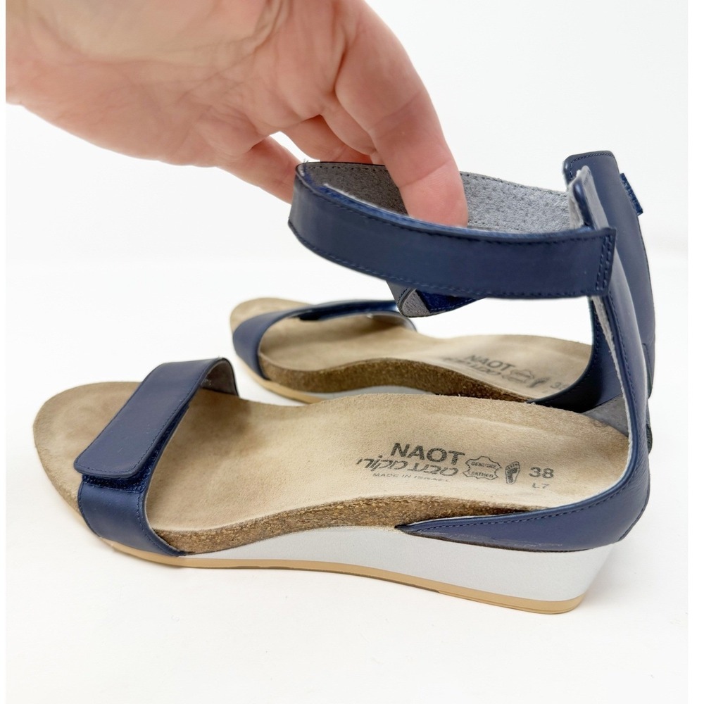 Naot Women's Mermaid Navy Blue Sandal 7 - Picture 9 of 9